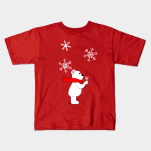 Snowflake and Polar Bear Kids T-Shirt